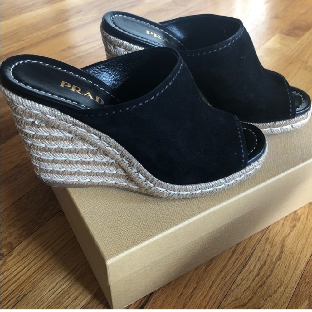 Authentic Prada wedges